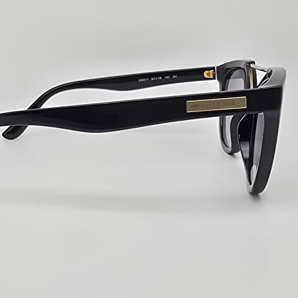 *SOLD* Michael Kors MK2107 Santa Ana Black Gold Frame Grey Lens Aviator Sunglass - Picture 5 of 16